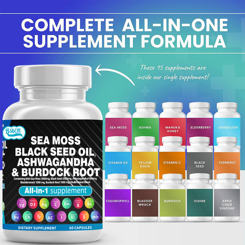 Sea Moss Fitness Supplement for Energy and Health