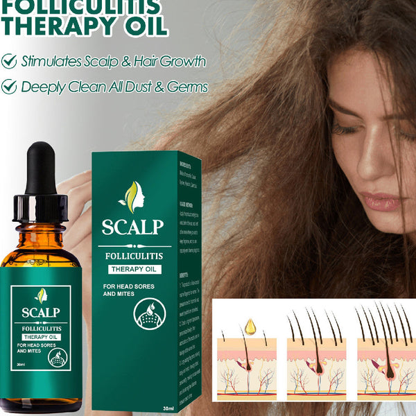 Scalp cleansing oil