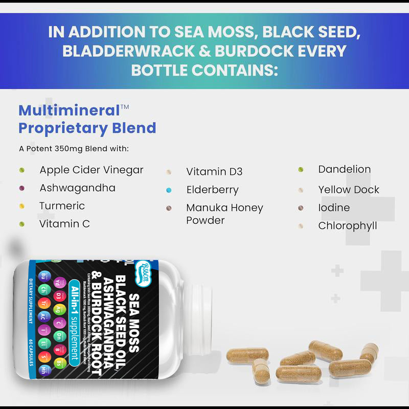 Sea Moss Fitness Supplement for Energy and Health