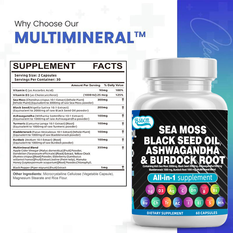 Sea Moss Fitness Supplement for Energy and Health