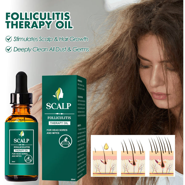 Scalp cleansing oil