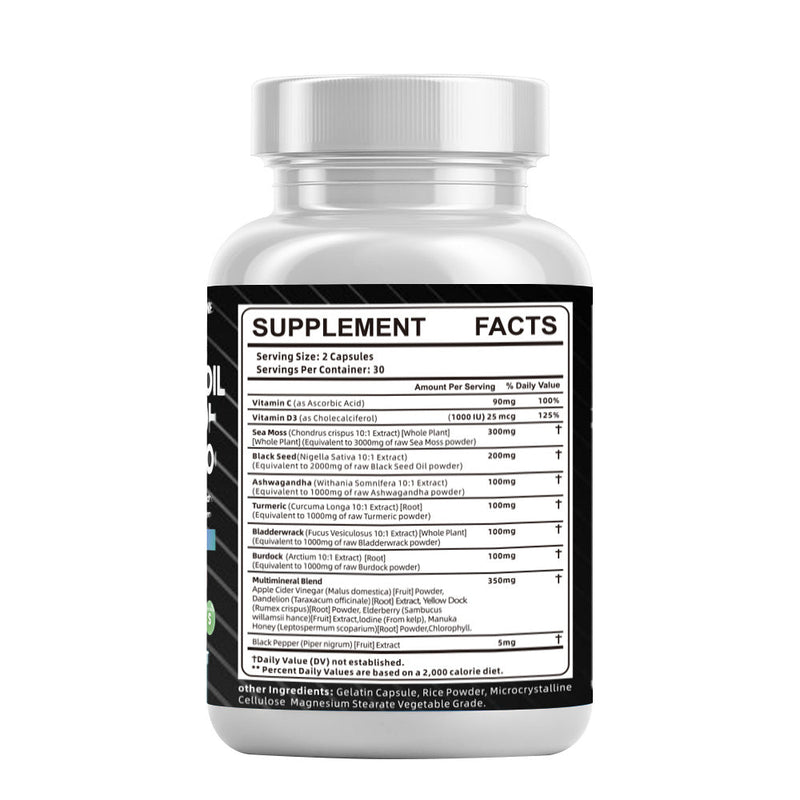Sea Moss Fitness Supplement for Energy and Health