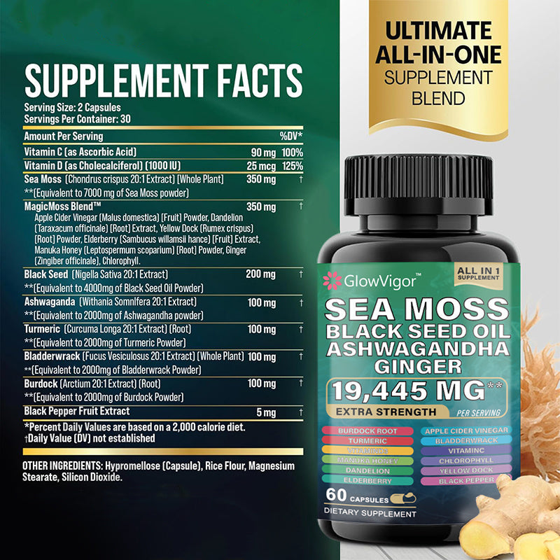 Sea Moss Supplement for Immune Support