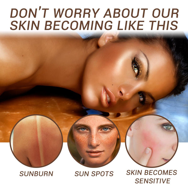 Beach bronze skin cream