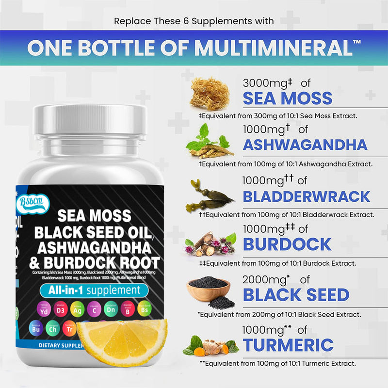 Sea Moss Fitness Supplement for Energy and Health