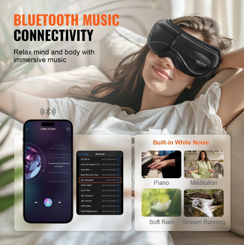 Bluetooth Heated Eye Massager